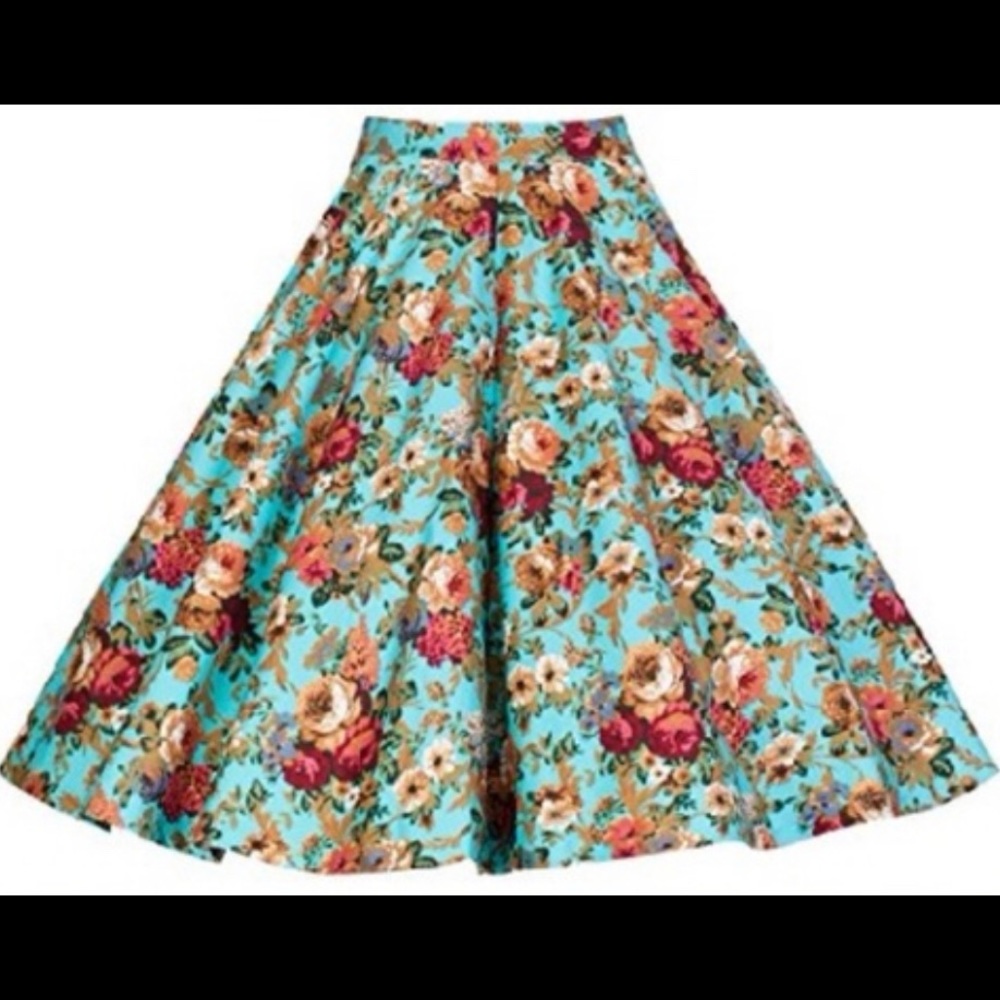 Lindy Bop 1950s round swing skirt